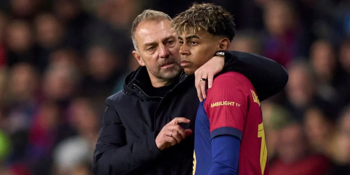 Pelatih-Barcelona-Hansi-Flick-Memuji-Lamine-Yamal,-'Bukan-Anak-Kecil',-Saat-Gelar-Menanti