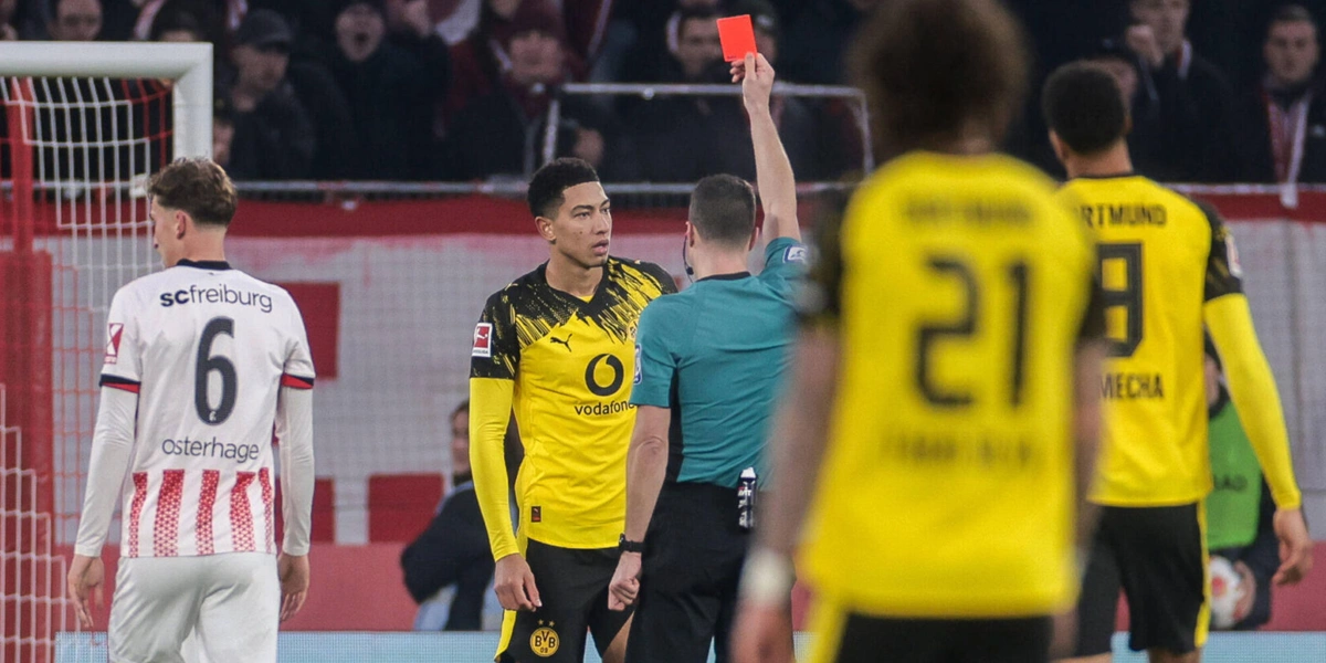 Drama-Kartu-Merah-Jobe-Bellingham-Warnai-Hasil-Imbang-Dortmund-Melawan-Freiburg